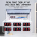 Цифровое реле контроля напряжения и тока трехфазное TOMZN TOVPD3-63VAS 63A 3×220V Умный защитный автомат переменного тока (19600)