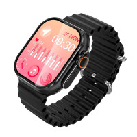 Умные смарт-часы телефон LEMFO B33 Original с камерой GPS Wi-Fi SIM-карта силиконовый ремешок (Black Black)