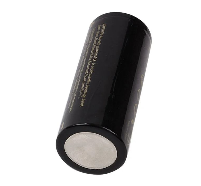 Аккумулятор 26650 Sofirn 5000 mAh литий-ионная аккумуляторная батарея Li-Ion 10А, 3.7V Плоский плюс (19303)