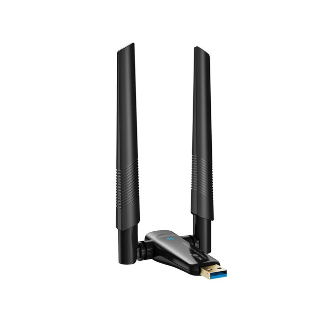 Беспроводной сетевой адаптер Вай-фай двухдиапазонный PIX-LINK AX1800 LV-UAX04 Wi-Fi USB 2.4/5GHz (Black) (17961)