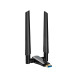 Беспроводной сетевой адаптер Вай-фай двухдиапазонный PIX-LINK AX1800 LV-UAX04 Wi-Fi USB 2.4/5GHz (Black) (17961)