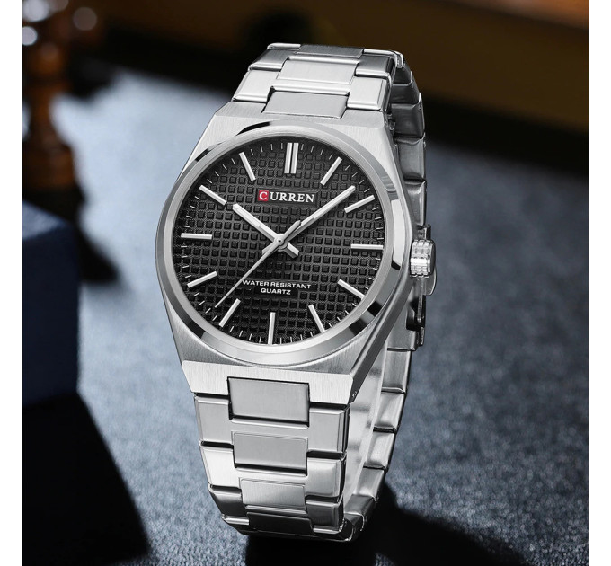 Часы наручные Curren 8439G (Silver Black Silver) (18692)