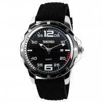 Годинник наручний Skmei 0992 Original (Black - Black silicone, 0992PBKWT)