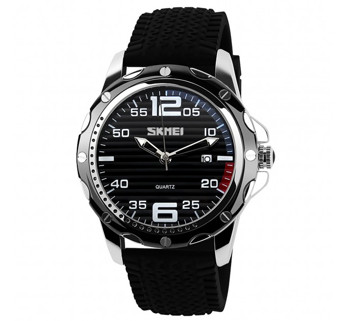 Годинник наручний Skmei 0992 Original (Black - Black silicone, 0992PBKWT)