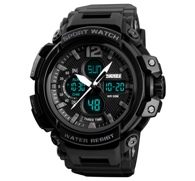 Часы наручные Skmei 1343 Original (Black, 1343BK) (15945)