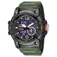 Часы наручные Smael 8007 Original (Army Green)