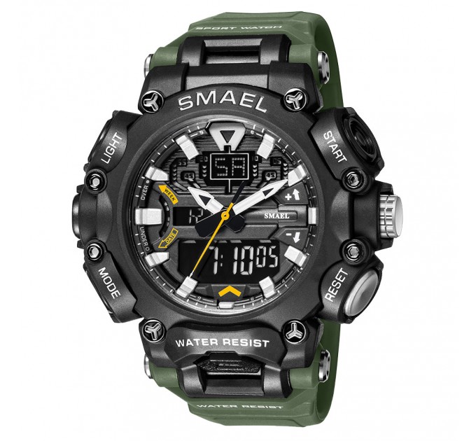 Часы наручные Smael 8053 Original (Army Green) (15186)