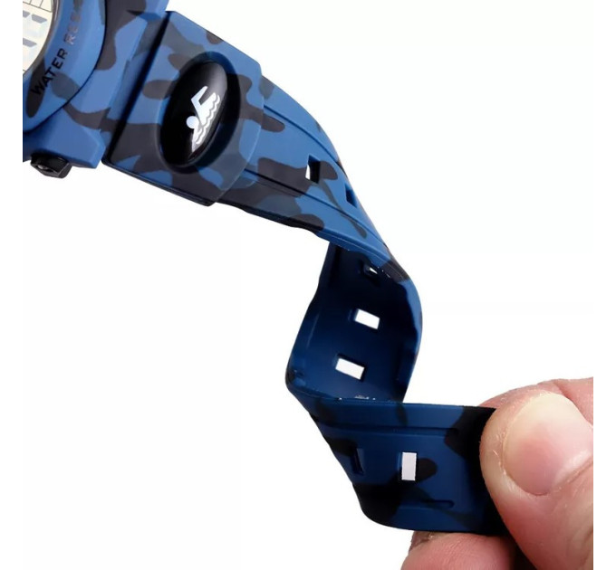Часы наручные детские Skmei 1548 Original (Camouflage Dark Blue, 1548CMDKBU) (17149)