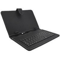 Чехол для планшета универсальный с клавиатурой Type-C 9.7-11" подставка (Black)