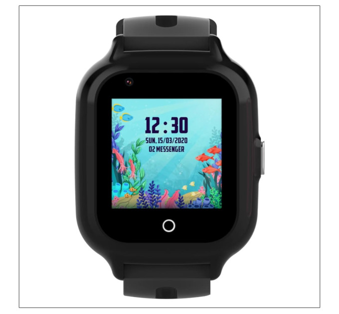 Детские умные смарт-часы Wonlex KT23  с камерой WI-FI GPS SIM-карта видеозвонок Original (Black) (17768)