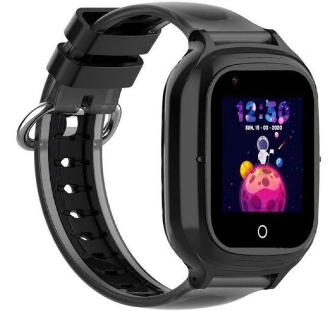 Детские умные смарт-часы Wonlex KT23  с камерой WI-FI GPS SIM-карта видеозвонок Original (Black) (17768)