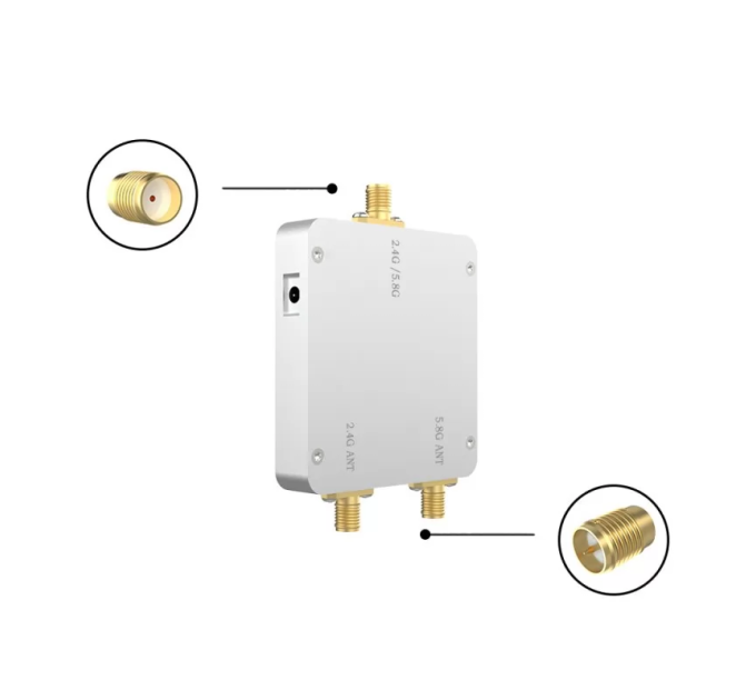 Двухдиапазонный усилитель Wi-Fi сигнала с антенной EDUP EP-AB031 2.4/5.8 ГГц 4W 36dBm Original  бустер расширитель вайфай FPV() (18802)