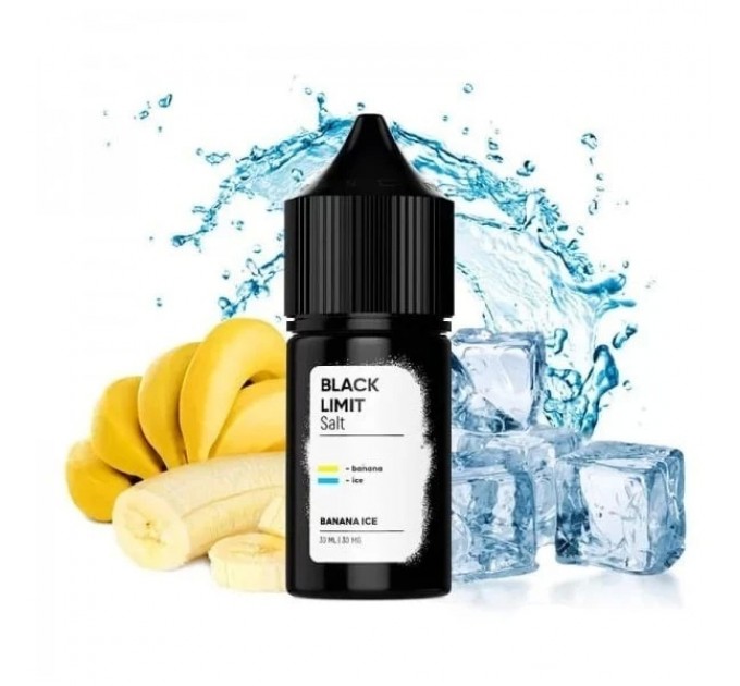 Жидкость для POD систем Black Limit Salt Banana Ice 30 мл 30 мг (Банан со льдом)