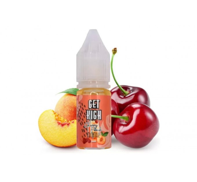 Жидкость для POD систем Black Triangle Get High Salt Cherry Peach Cocktail 10 мл 30 мг (Вишня и персик)