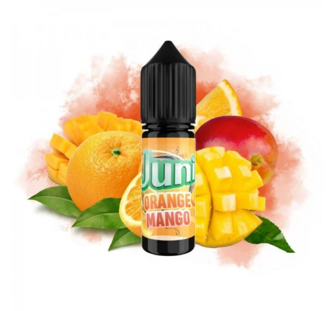 Жидкость для POD систем Juni Orange Mango 15 мл 30 мг (Апельсин Манго Холод)