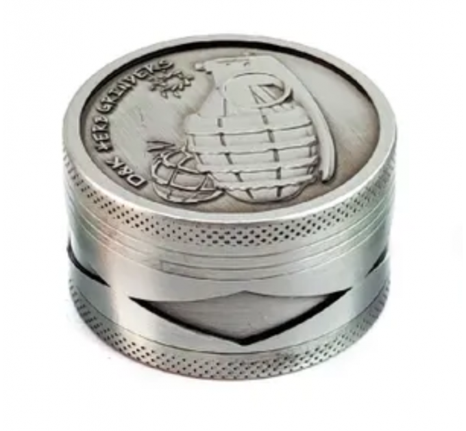 Гриндер для измельчения табака D&K Гранаты DK-5081-X3 (Silver 3) (15704)