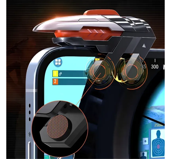 Игровой триггер курки джойстик для телефона Memo AK06 Physical игровые кнопки Original (Black) (18700)