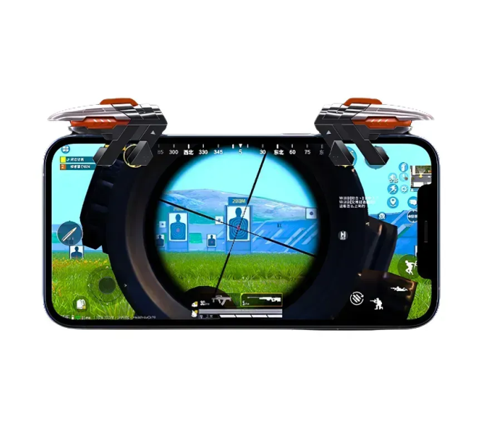 Игровой триггер курки джойстик для телефона Memo AK06 Physical игровые кнопки Original (Black) (18700)