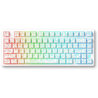 Клавиатура беспроводная магнитная MCHOSE Jet 75 с подсветкой RGB / Раскладка 75%  (White)