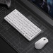 Клавиатура беспроводная магнитная MCHOSE Jet 75 с подсветкой RGB / Раскладка 75%  (White) (19706)