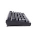 Клавиатура механическая AJAZZ AK820 Red Switch / Белая LED-подсветка / Раскладка 75% (Black) (19572)
