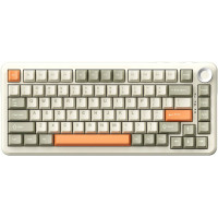 Клавиатура механическая  беспроводная Bluetooth / 2,4 AJAZZ AK820 MAX PLUS Flying Fish Switch / с подсветкой RGB / 8000 мА·ч / Раскладка 75%  (Retro Colour)