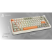 Клавиатура механическая  беспроводная Bluetooth / 2,4 AJAZZ AK820 MAX PLUS Flying Fish Switch / с подсветкой RGB / 8000 мА·ч / Раскладка 75%  (Retro Colour) (19568)