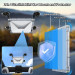 Крепление на присосках для Starlink Mini EP-SK0126 Автомобильный держатель вакуумный (19868)