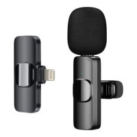 Микрофон беспроводной петличный K8 IP Lightning (Black)