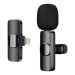 Микрофон беспроводной петличный K8 IP Lightning (Black) (17612)