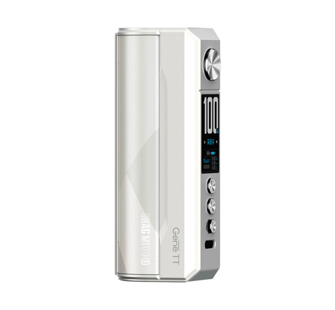 Мод VOOPOO DRAG M100S 100W Оригінальний Мод (Перламутровий Білий) (16632)