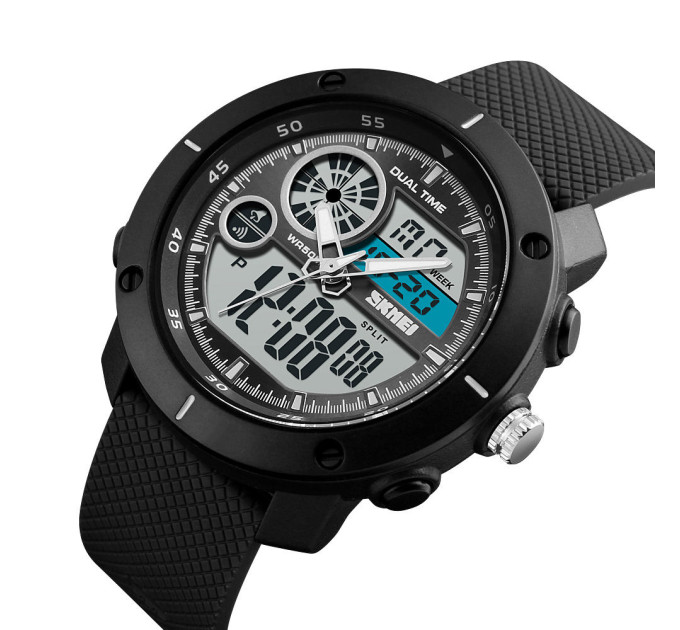 Мужские наручные часы Skmei 1361 Original (Black, 1361BK) (17142)