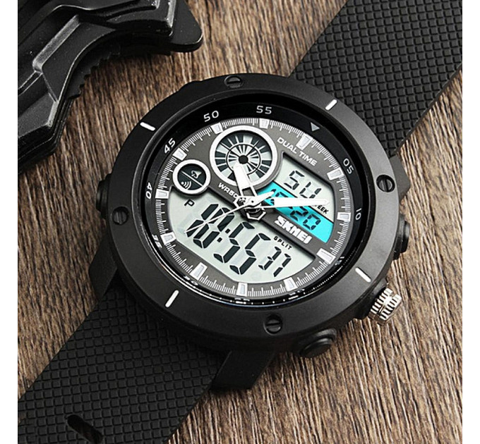 Мужские наручные часы Skmei 1361 Original (Black, 1361BK) (17142)