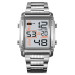 Мужские наручные часы Skmei 2206 Original классические спортивные на браслете (Silver White, 2206SIWT) (19156)