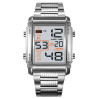 Мужские наручные часы Skmei 2206 Original классические спортивные на браслете (Silver White, 2206SIWT) (19156)