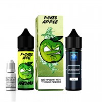 Набор для самозамеса на органическом никотине Fucked Mix 60 мл, 0-3 мг Apple (Кислое яблоко)