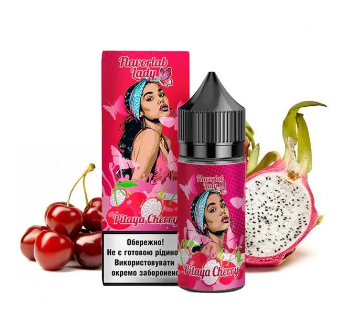 Набор для самозамеса на солевом никотине Flavorlab Lady 30 мл, 0-50 мг Pitaya Cherry (Драконий Фрукт Вишня) (16563)