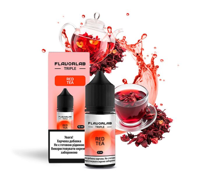 Набор для самозамеса на солевом никотине Flavorlab Triple 30 мл (Red Tea Красный чай, 0-65 мг) (17538)