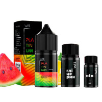 Набор для самозамеса на солевом никотине WES Platinum 30 мл, 0-65 мг Watermelon Lemon (Арбуз с лимоном)