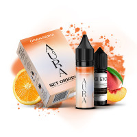 Набор для самозамеса солевой Aura 30 мл (Orangeria Апельсин Персик, 0-50 мг)