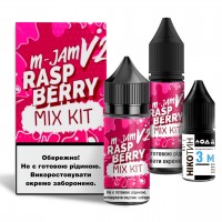 Набор для самозамеса солевой Flavorlab M-Jam V2 30 мл, 0-50 мг Raspberry (Малина)