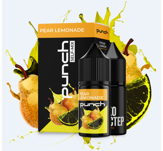 Набор для самозамеса солевой Punch 15 мл (Pear Lemonade Грушевый лимонад с кислинкой, 0-65 мг) (17342)