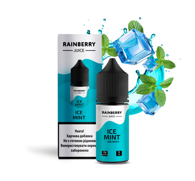 Набор компонентов для самозамеса жидкости на солевом никотине Flavorlab Rainberry Juice 30 мл (Ice Mint Мята, 0-50 мг) (17677)