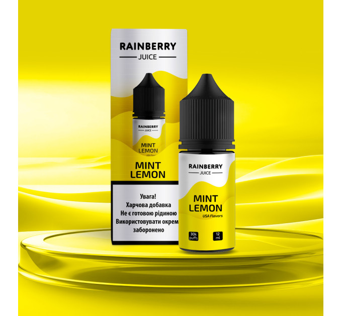 Набор компонентов для самозамеса жидкости на солевом никотине Flavorlab Rainberry Juice 30 мл (Mint Lemon Мята Лимон, 0-50 мг) (17682)