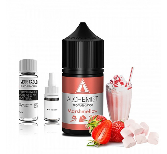 Набор компонентов для самозамеса солевой ALCHEMIST 30 мл (Marshmellow Маршмеллоу, 0-50 мг) (18091)