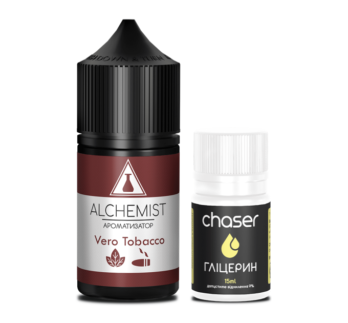 Набор компонентов для самозамеса солевой ALCHEMIST 30 мл (Vero Tobacco Мягкий табак, 0-50 мг) (18097)