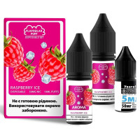 Набор компонентов для самозамеса солевой Flavorlab Disposable Puff 10 мл (Raspberry ice Малиновый лед, 0-65 мг)