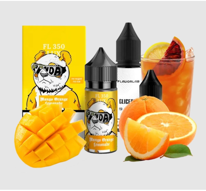 Набор компонентов для самозамеса солевой Flavorlab FL350 LUX 30 мл (Mango Orange Lemonade, Манго-апельсиновый лимонад 0-65 мг) (19769)