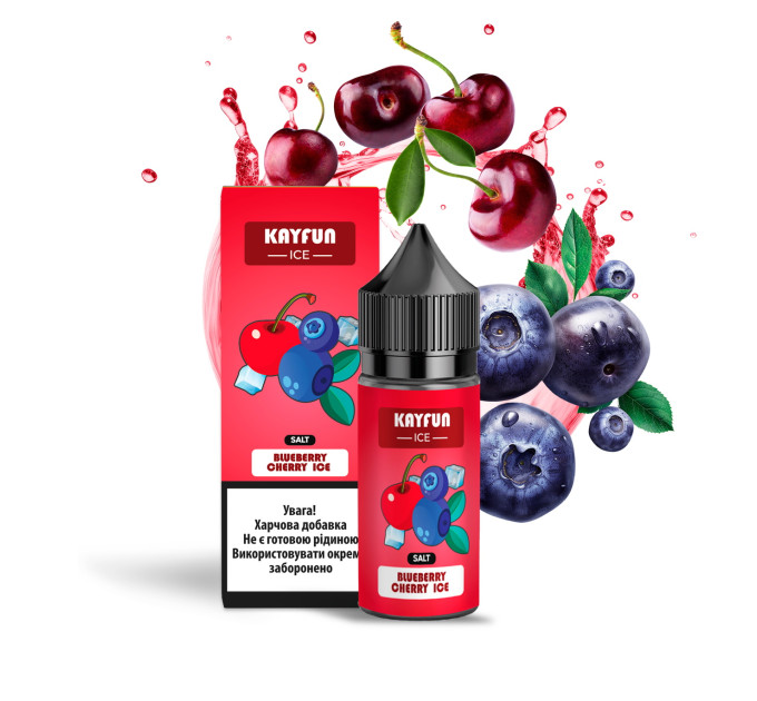 Набор компонентов для самозамеса солевой Flavorlab Kayfun Ice 30 мл (Blueberry Cherry Ice, Черника вишня айс 0-65 мг) (19776)