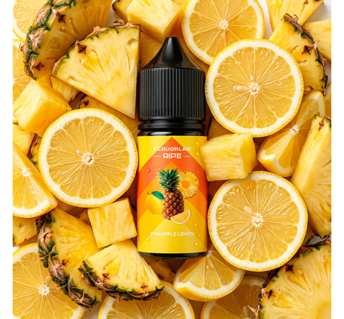 Набор компонентов для самозамеса солевой Flavorlab Ripe 30 мл (Pineapple Lemon, Ананас с лимоном 0-50 мг) (19475)